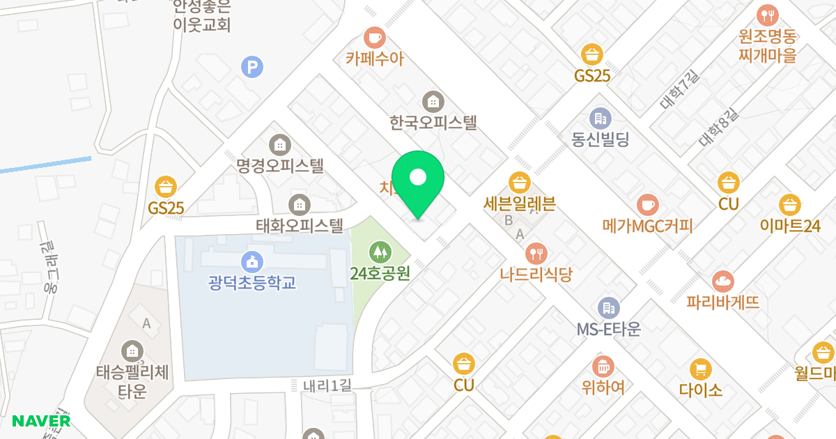 한스빌 위치 지도 - 경기도 안성시 대덕면 내리1길 11-13