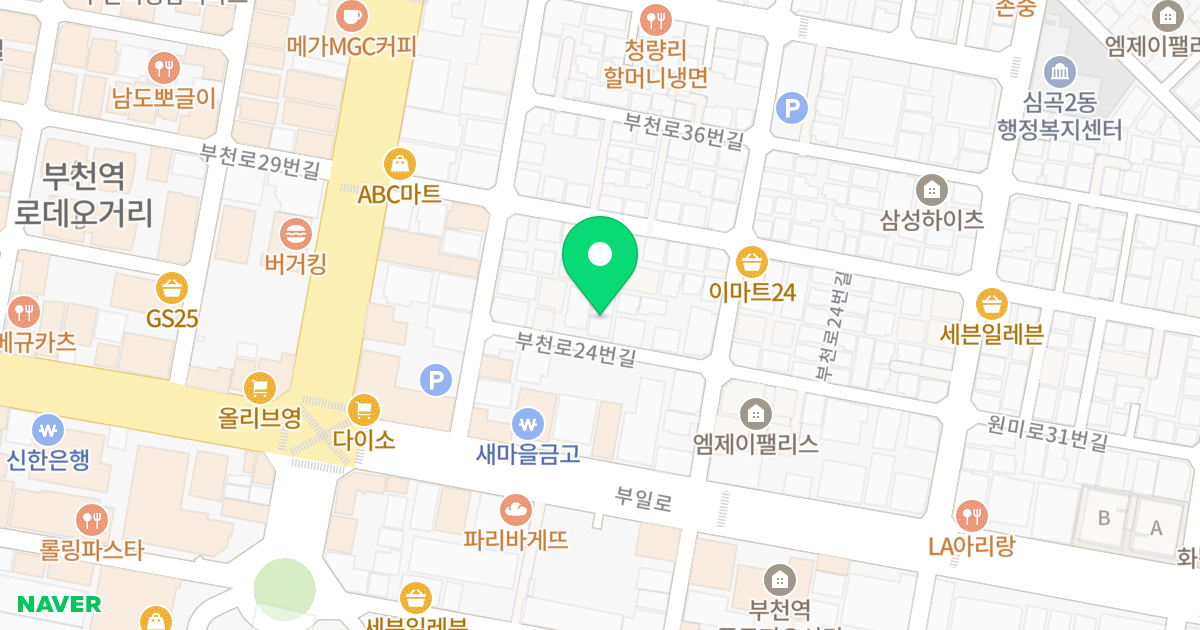 파라다이스 위치 지도 - 경기도 부천시 원미구  11