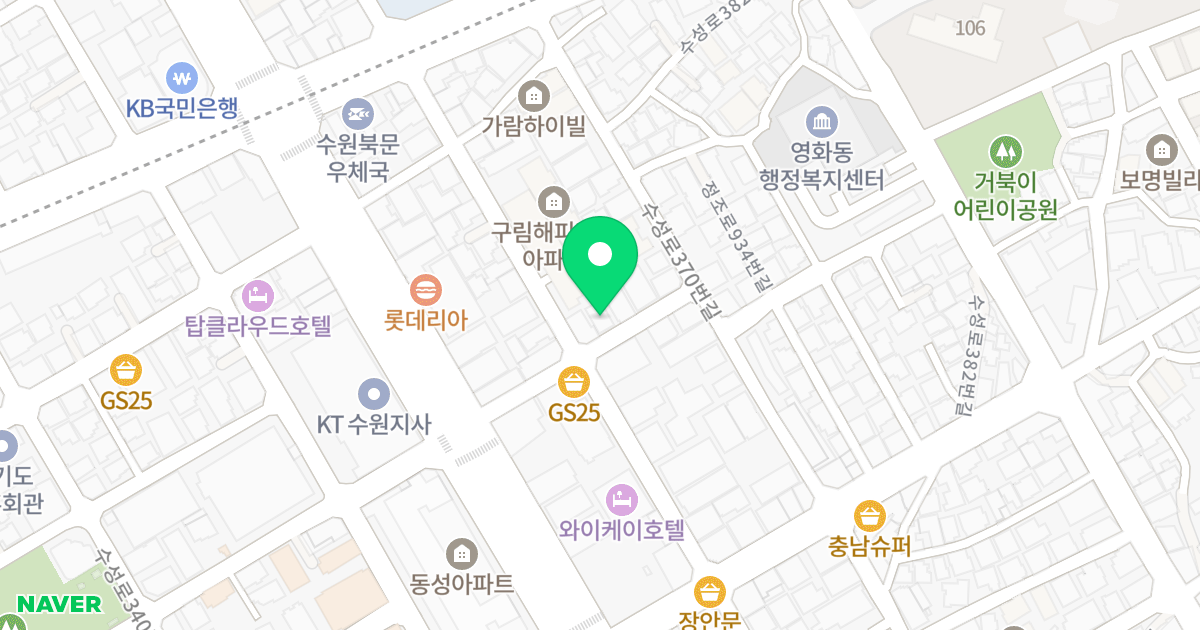 (272-19) 위치 지도 - 경기도 수원시 장안구 정조로946번길 13