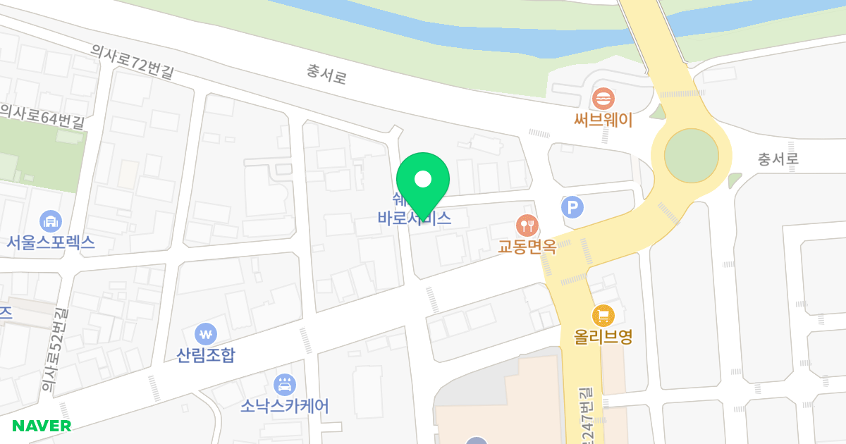 진오피스텔 위치 지도 - 충청남도 홍성군 홍성읍 의사로72번길 43