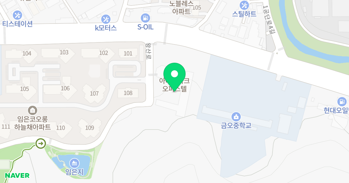 임은태왕아너스파크 위치 지도 - 경상북도 구미시 왕산로 70-9