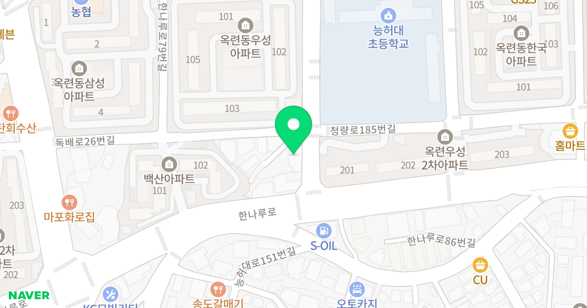 (448-1) 위치 지도 - 인천광역시 연수구 한진로 5
