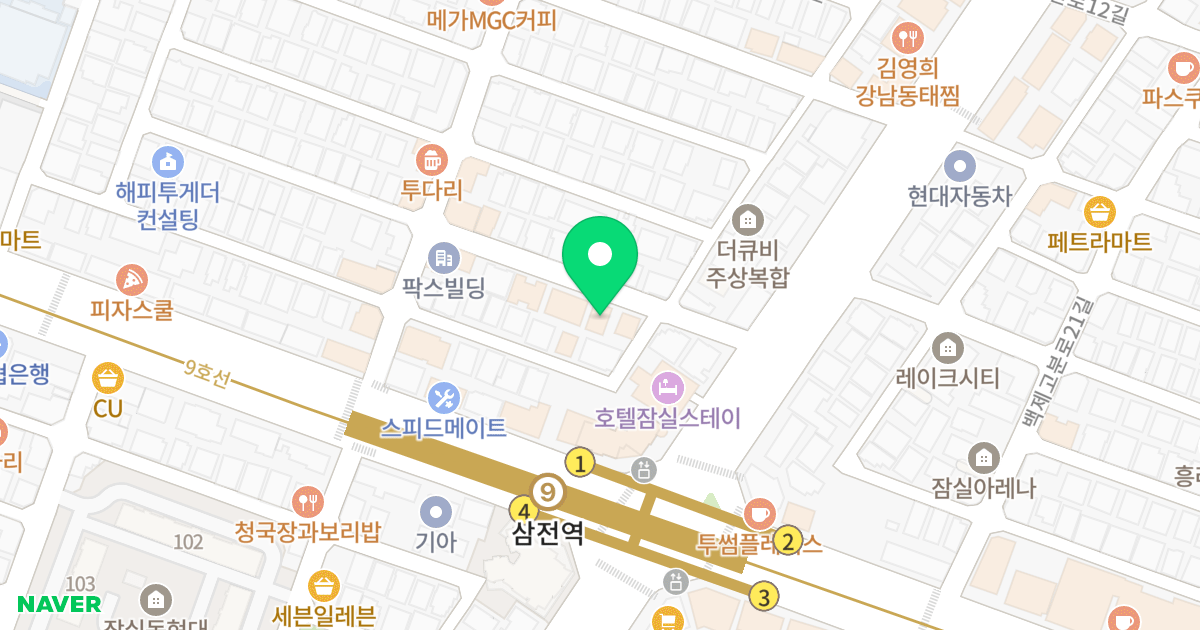 Daol77 위치 지도 - 서울특별시 송파구 삼전로7길 7