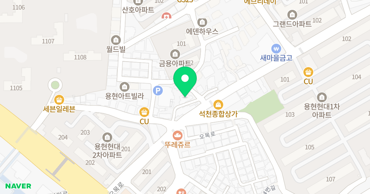 해들녘愛 위치 지도 - 경기도 의정부시 오목로19번길 3