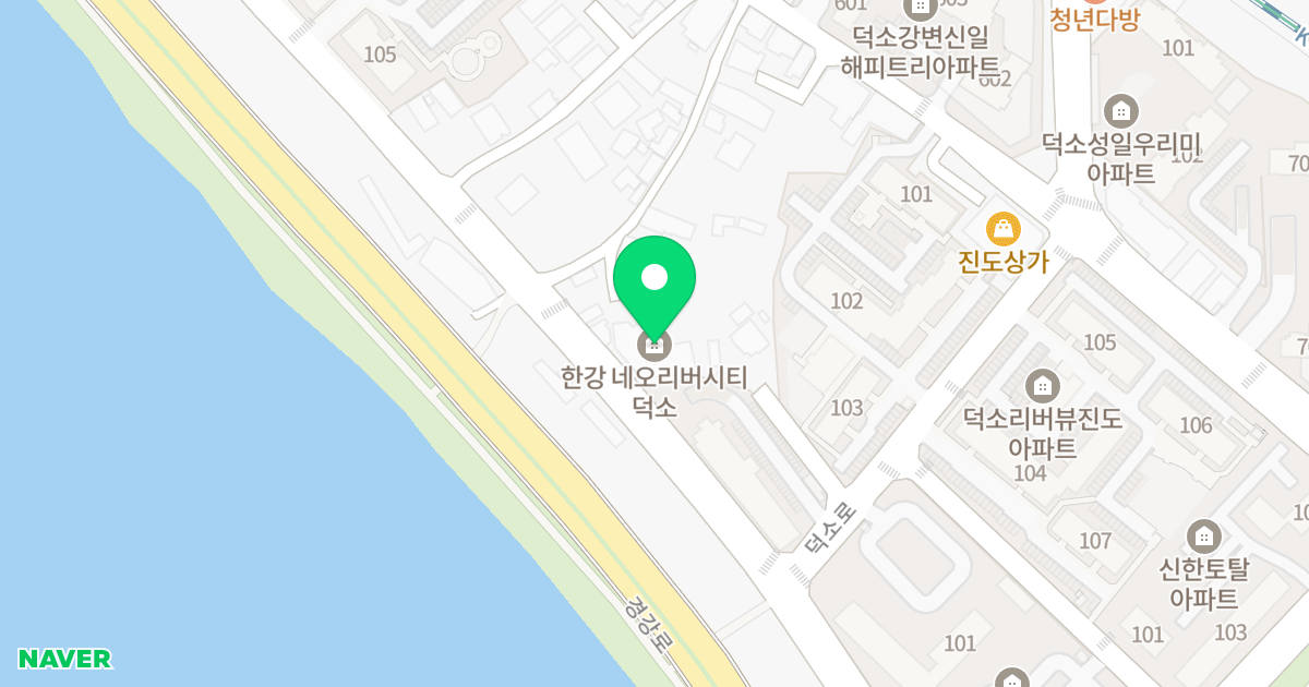 덕소네오리버시티 위치 지도 - 경기도 남양주시 와부읍 덕소로2번길 87