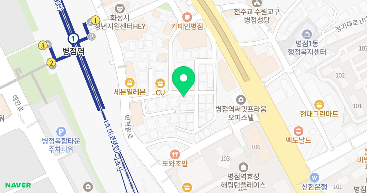 (377-19) 위치 지도 - 경기도 화성시 경기대로1021번길 6-9