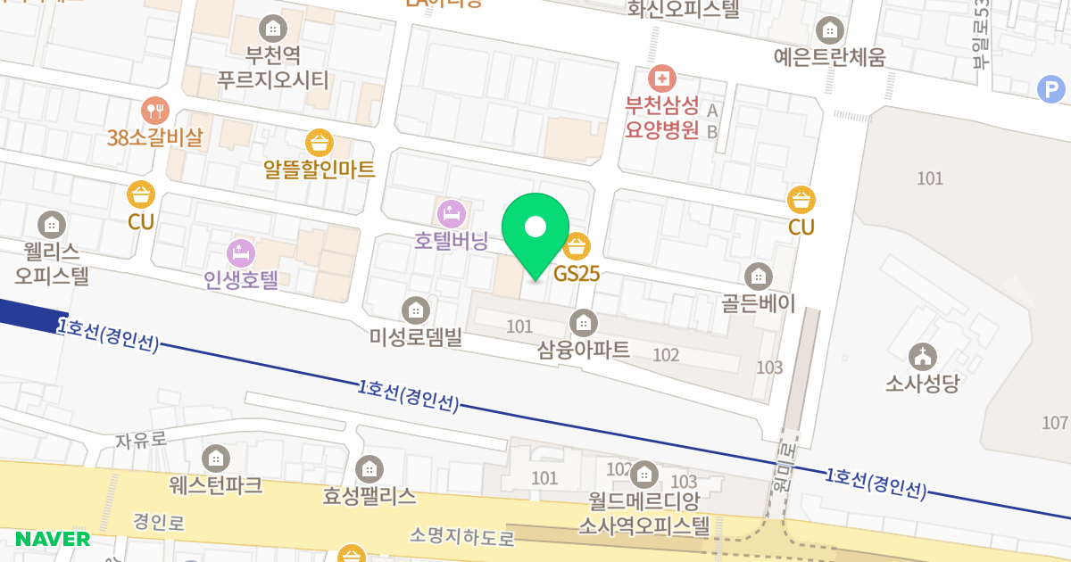 레스뷰ll 위치 지도 - 경기도 부천시 원미구  29