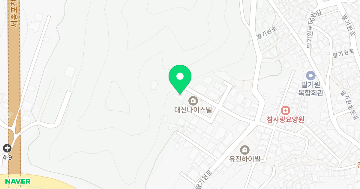 양지뜰 위치 지도 - 경기도 구리시 딸기원로 23-25