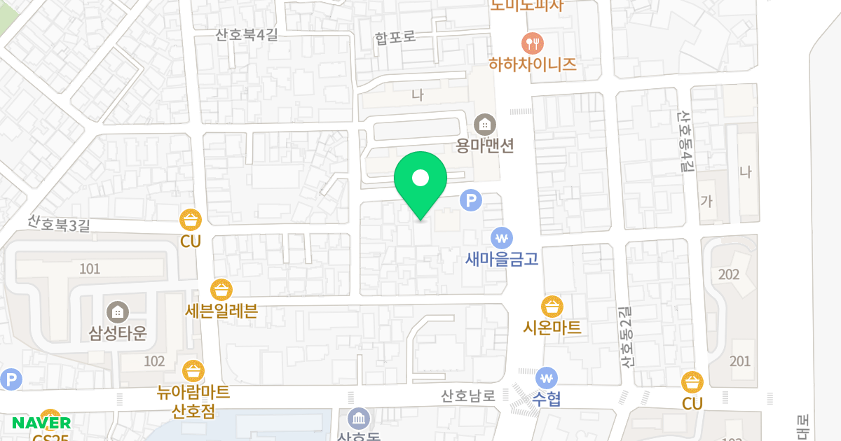 (14-5) 위치 지도 - 경상남도 창원시 마산합포구 산호북4길 11
