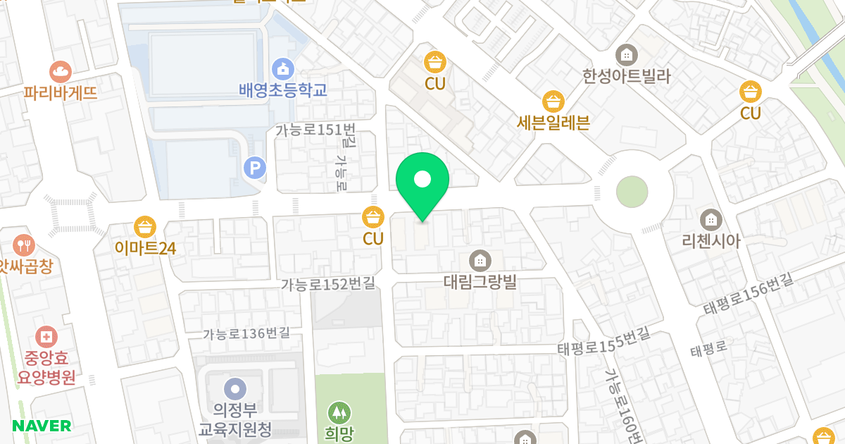 럭스프라임 위치 지도 - 경기도 의정부시 가능로 154