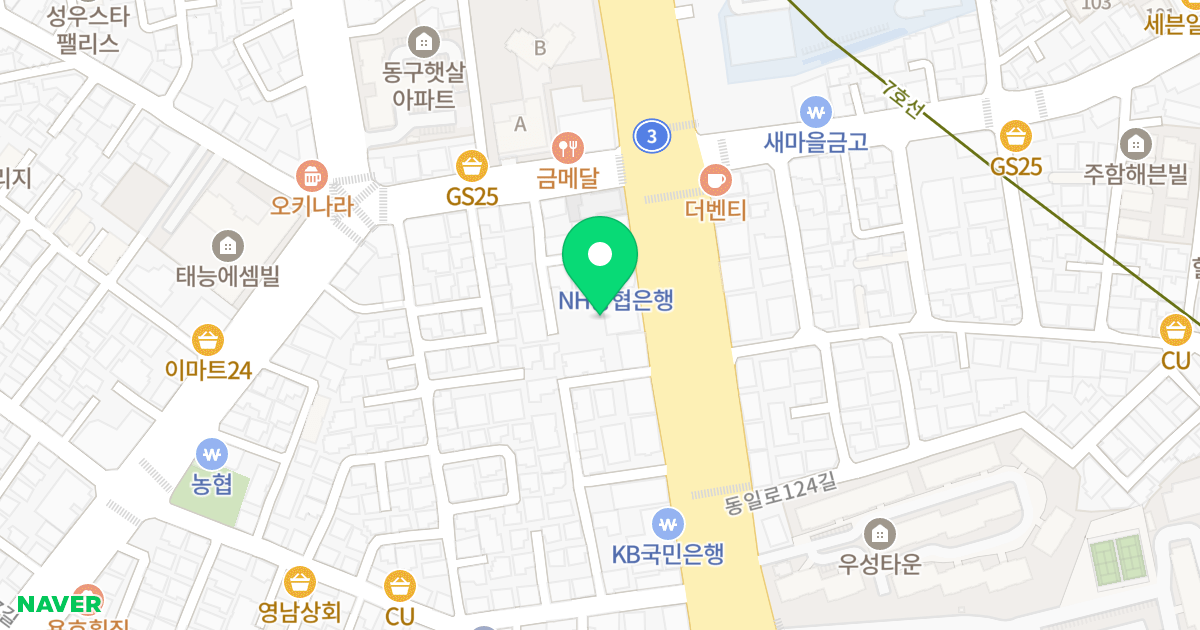 천수빌딩 위치 지도 - 서울특별시 중랑구 동일로 767