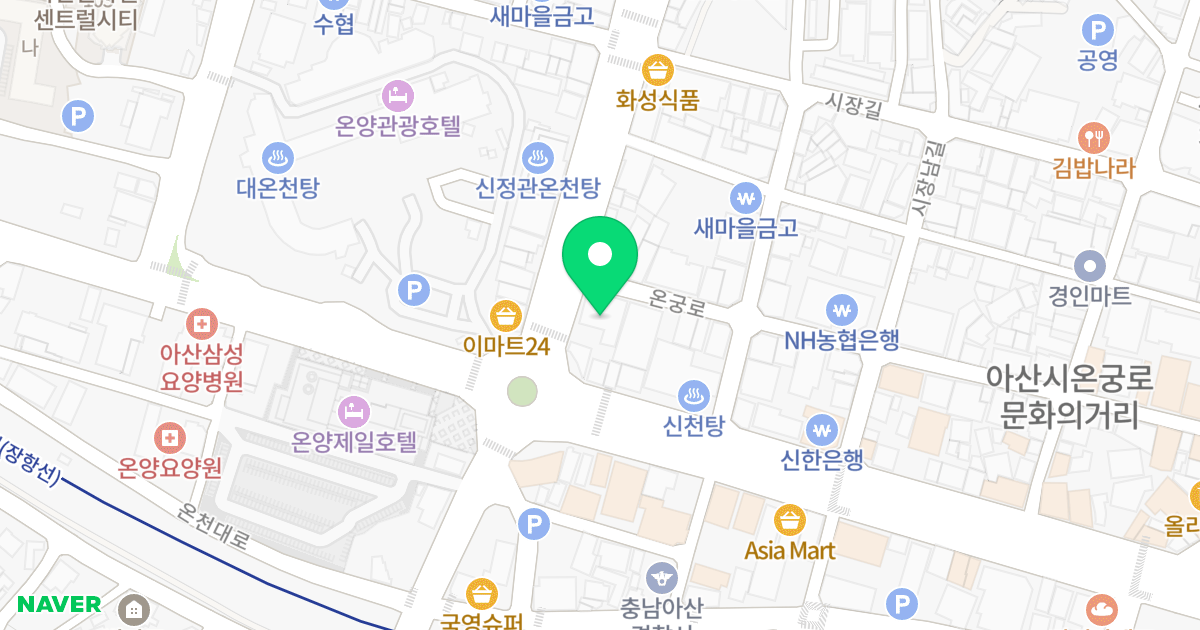 (221-11) 위치 지도 - 충청남도 아산시 시민로 382