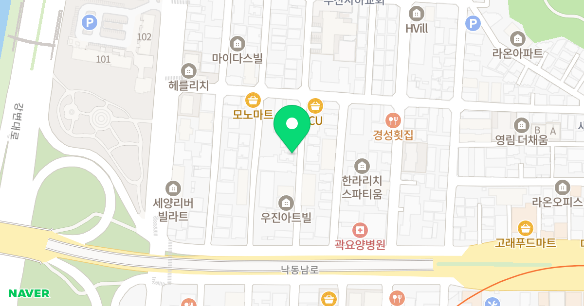 (870-263) 위치 지도 - 부산광역시 사하구
