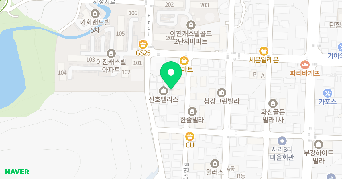 신호팰리스 위치 지도 - 부산광역시 기장군 기장읍