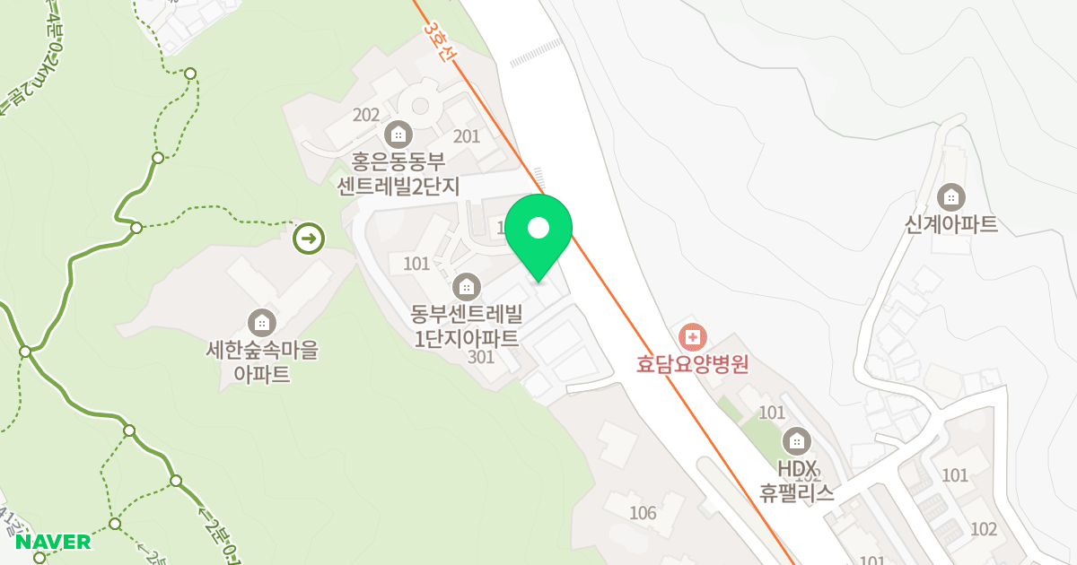 천지인에이동 위치 지도 - 서울특별시 서대문구 통일로 549
