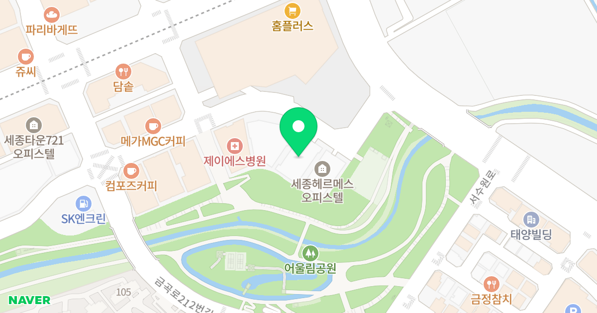 LH청년나래가 위치 지도 - 경기도 수원시 권선구 금곡로196번길 98