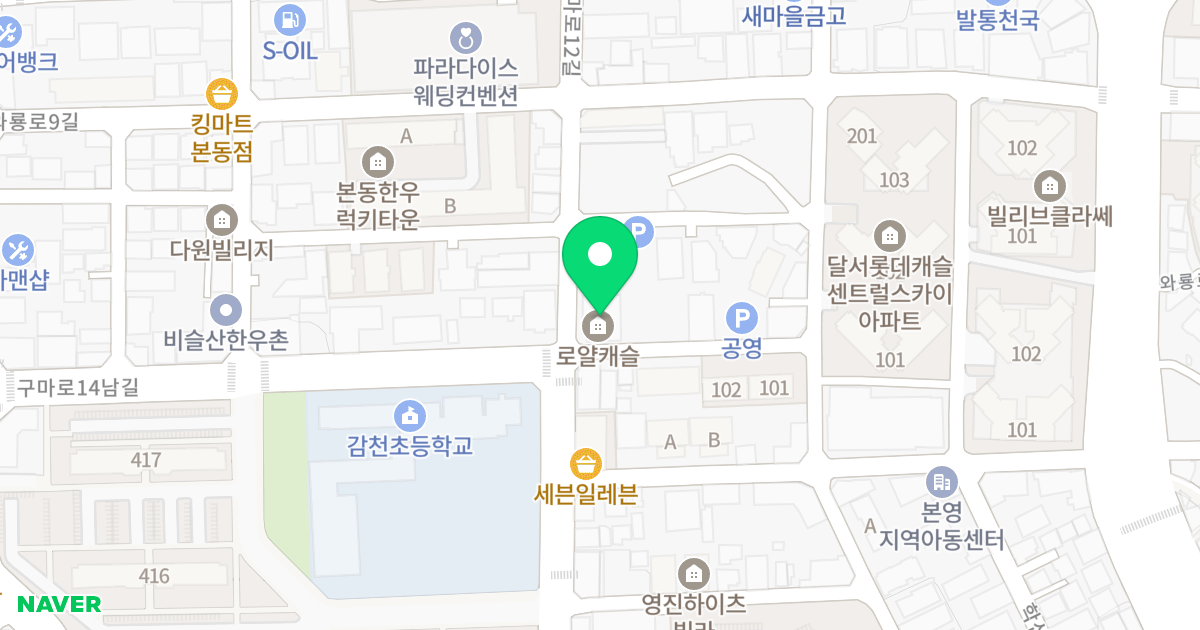 (872) 위치 지도 - 대구광역시 달서구