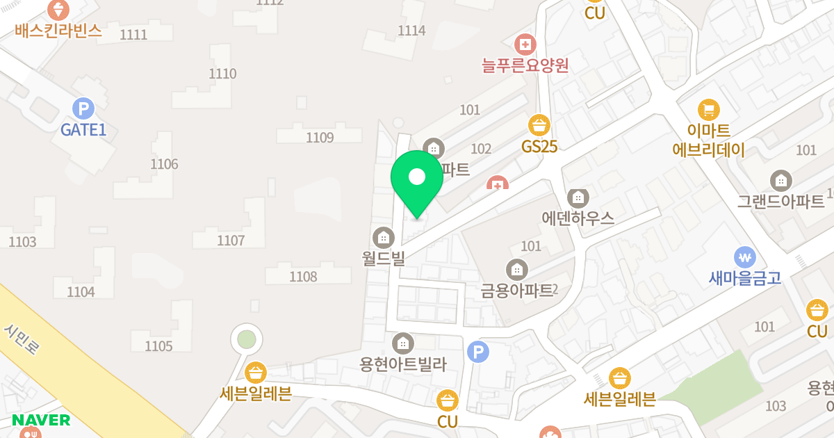 신일위너스뷰 위치 지도 - 경기도 의정부시