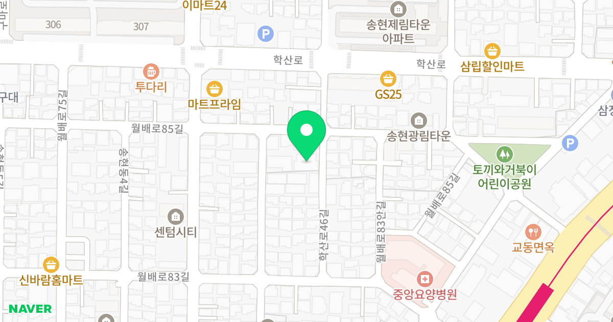 (179-2) 위치 지도 - 대구광역시 달서구 학산로46길 18