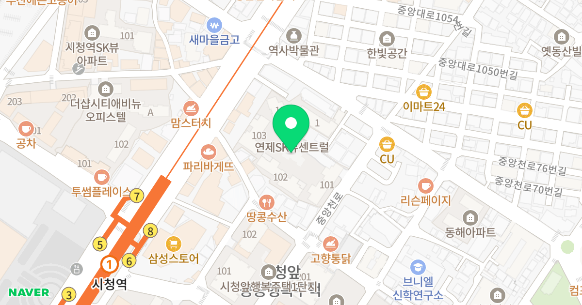 연제 SK VIEW Central 위치 지도 - 부산광역시 연제구 중앙천로 81-12