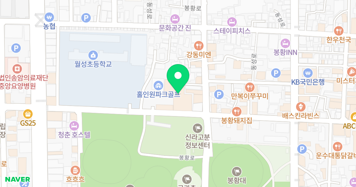 (74) 위치 지도 - 경상북도 경주시 원효로 79