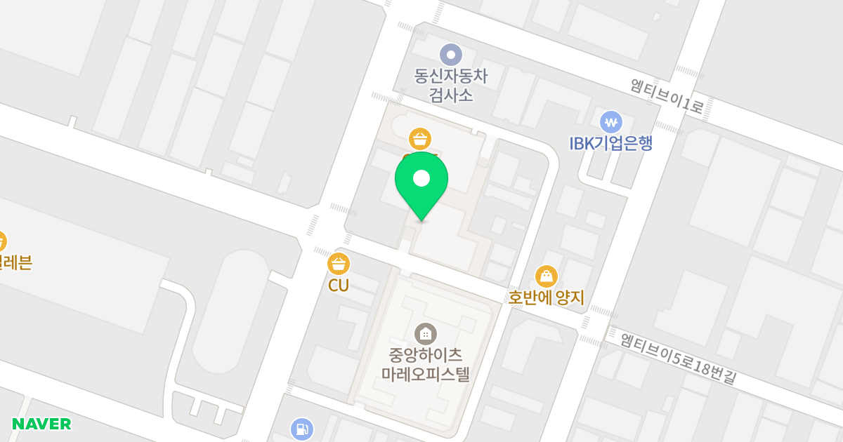 케이프 더하이어티 오피스텔 위치 지도 - 경기도 안산시 단원구 엠티브이6로18번길 47