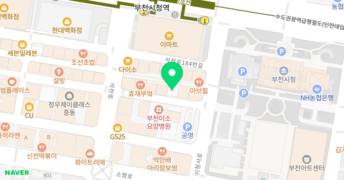 강남프라자 위치 지도 - 경기도 부천시 원미구  21