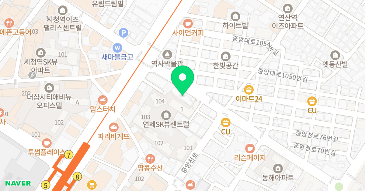 세영엘리츠더시티 위치 지도 - 부산광역시 연제구 중앙천로 89