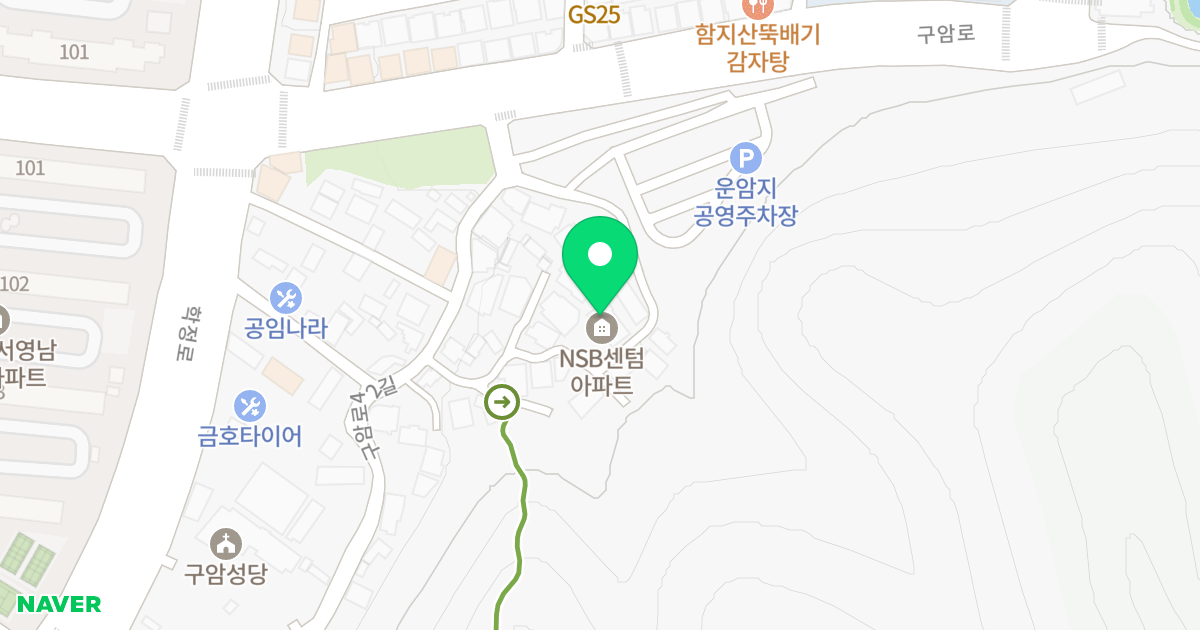 (458) 위치 지도 - 대구광역시 북구 구암로42길 13-35