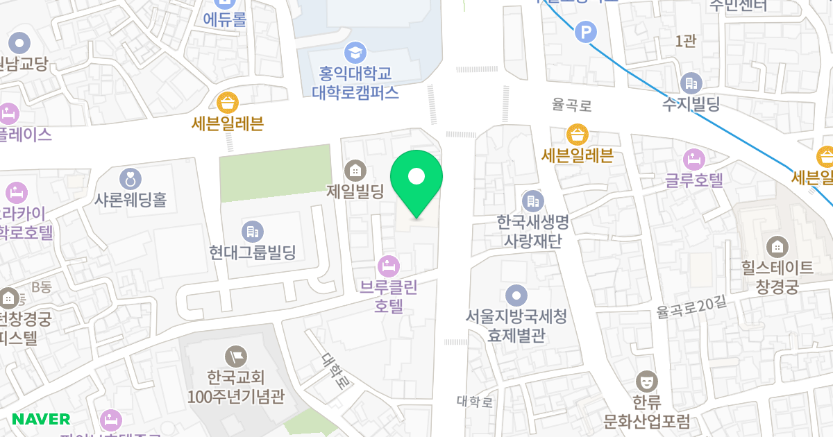 이화에수풀 위치 지도 - 서울특별시 종로구 대학로 47