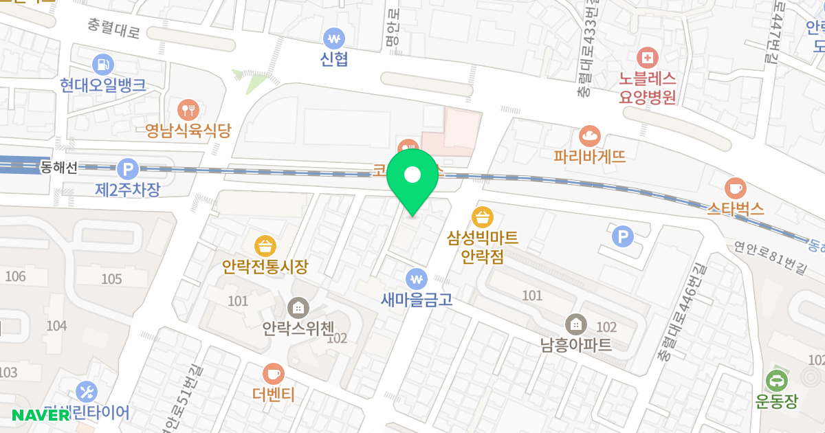 안남아트A동 위치 지도 - 부산광역시 동래구 연안로81번길 87-3