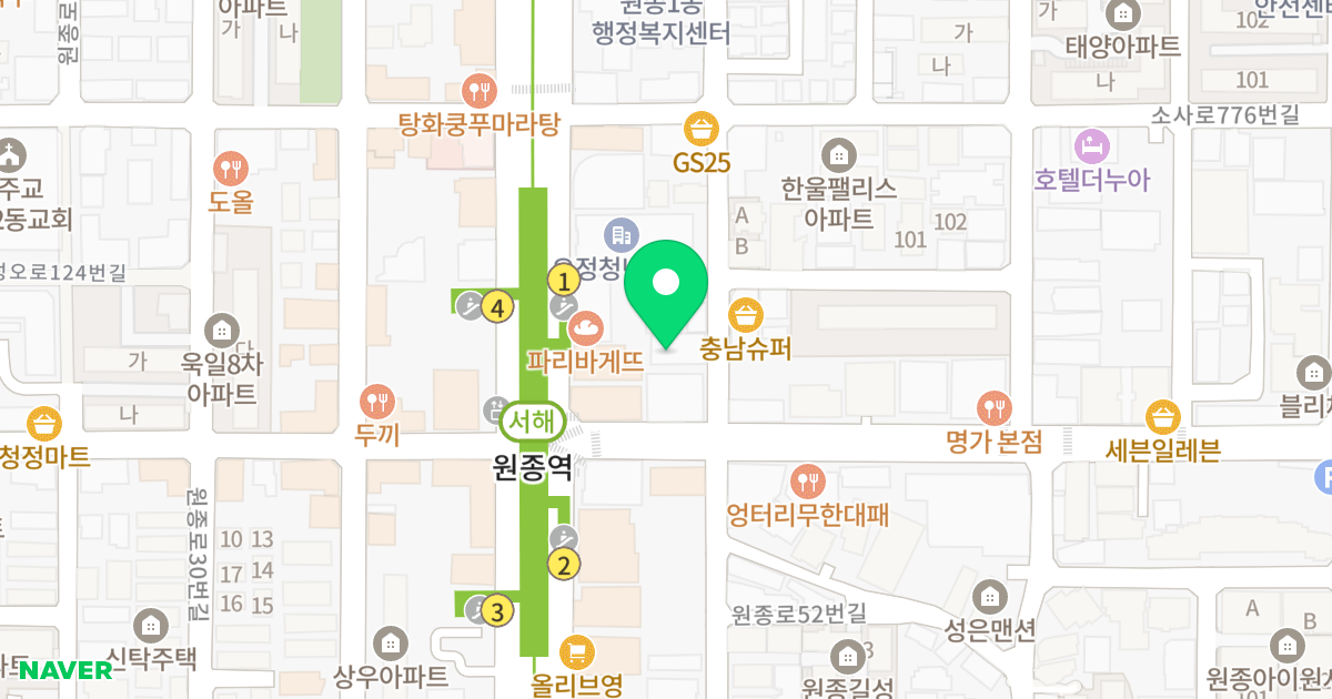 원종스카이뷰 위치 지도 - 경기도 부천시 오정구  9
