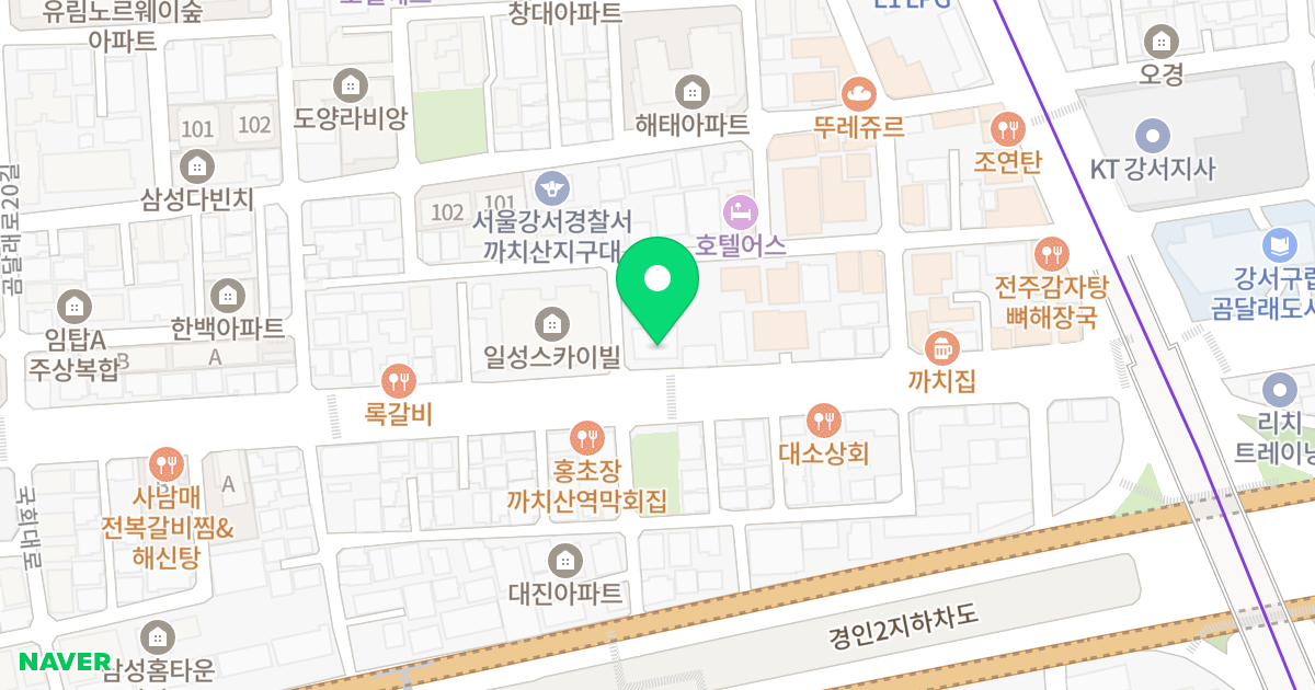 브릴리언트 화곡 위치 지도 - 서울특별시 강서구 강서로5가길 37-5