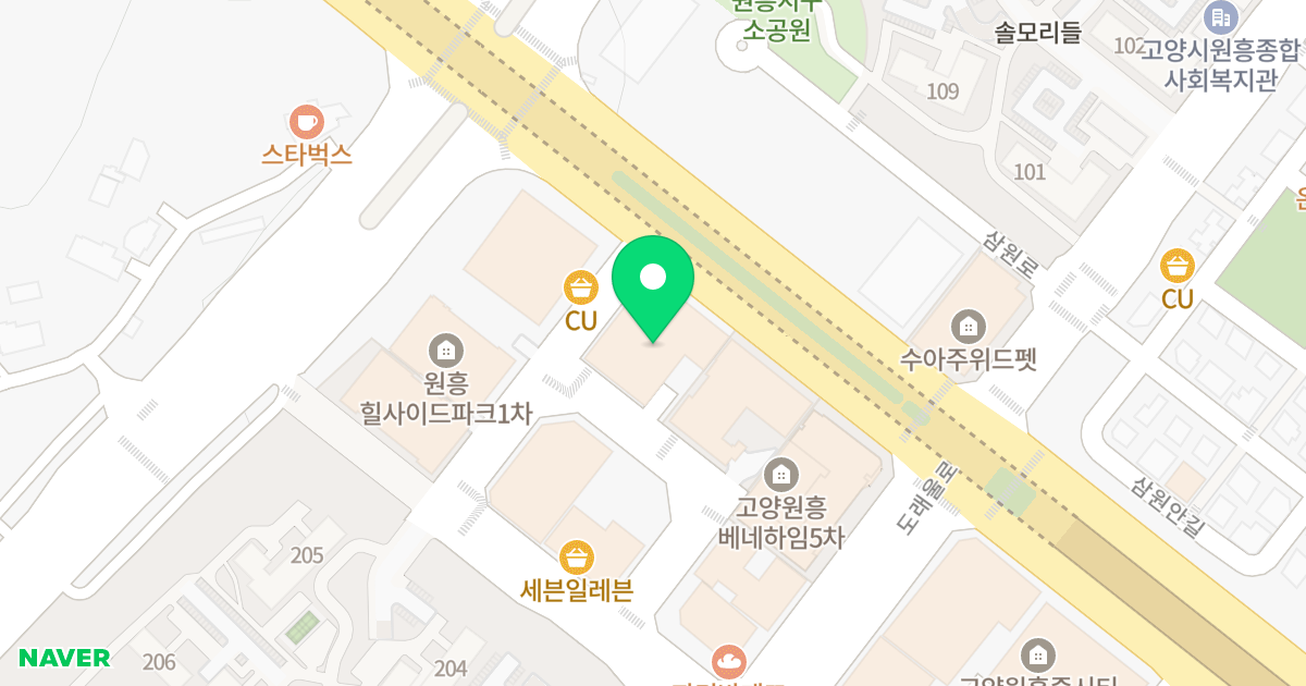 원흥 베네하임3차 위치 지도 - 경기도 고양시 덕양구 의장로 146