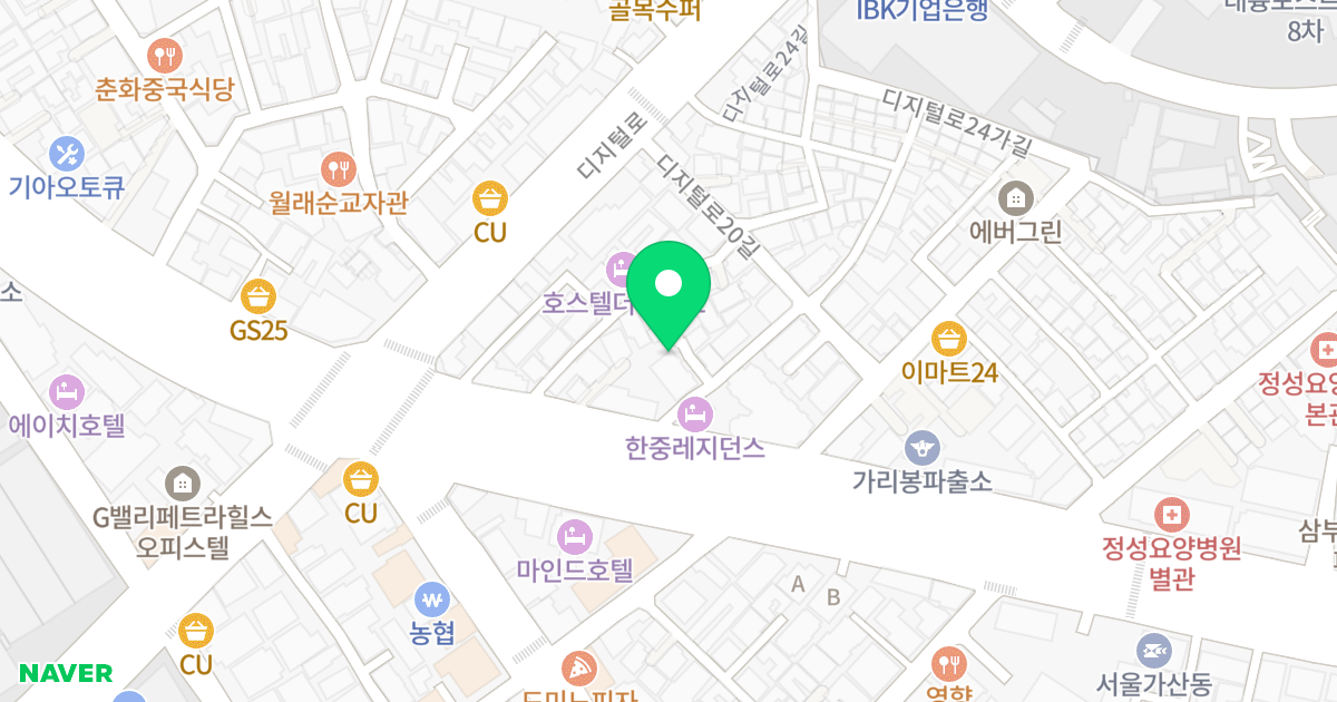 (135-51) 위치 지도 - 서울특별시 구로구 남부순환로105나길 3