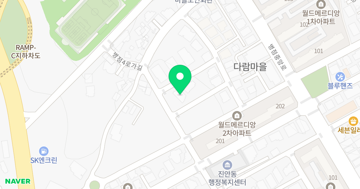 451house B 위치 지도 - 경기도 화성시 병점4로가길 14-4