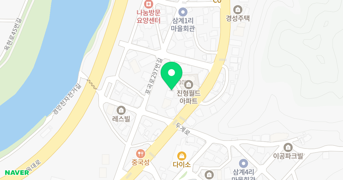 프라다 위치 지도 - 경기도 용인시 처인구 포곡읍 포곡로 289-2