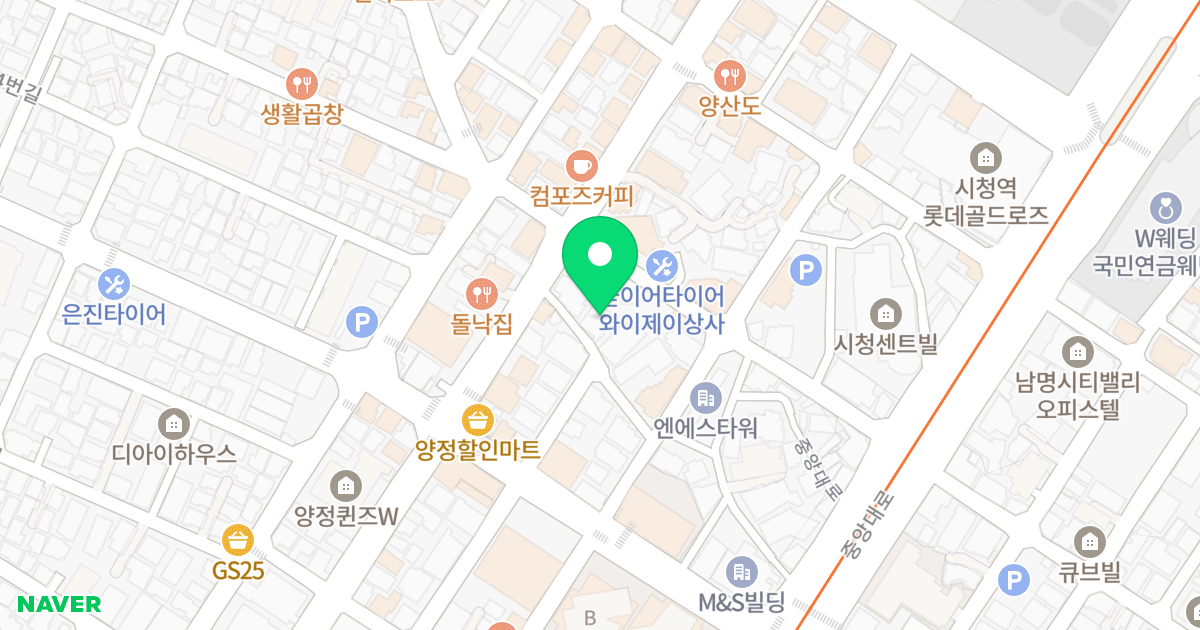 더 한다 위치 지도 - 부산광역시 부산진구 중앙대로969번길 30-13