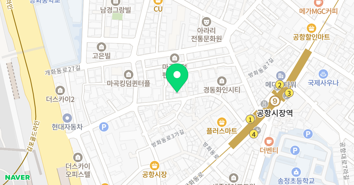 샤론인텔리안 위치 지도 - 서울특별시 강서구 개화동로29길 39