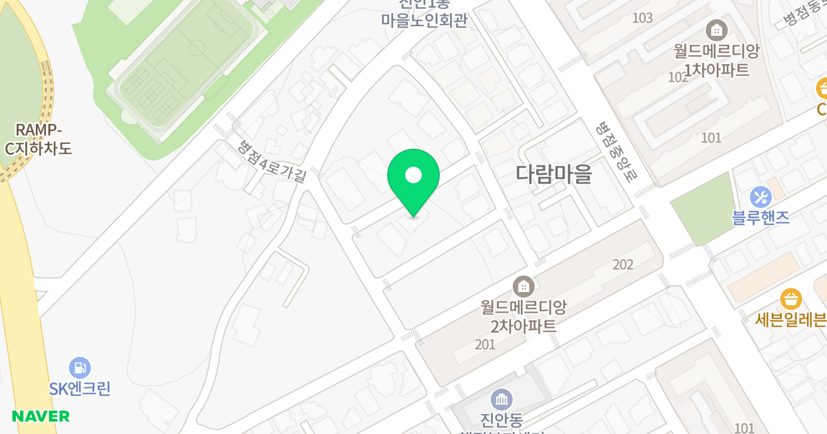 451house A 위치 지도 - 경기도 화성시 병점4로가길 14-6
