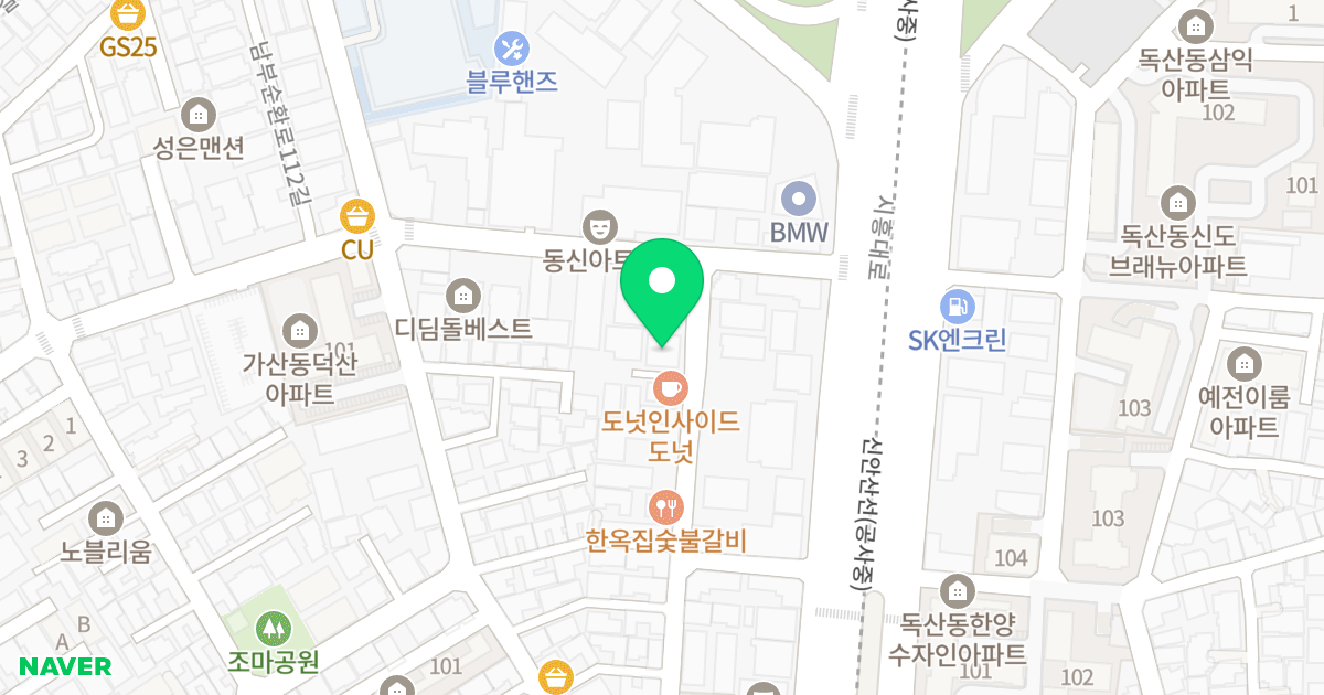 (144-2) 위치 지도 - 서울특별시 금천구 시흥대로141길 83