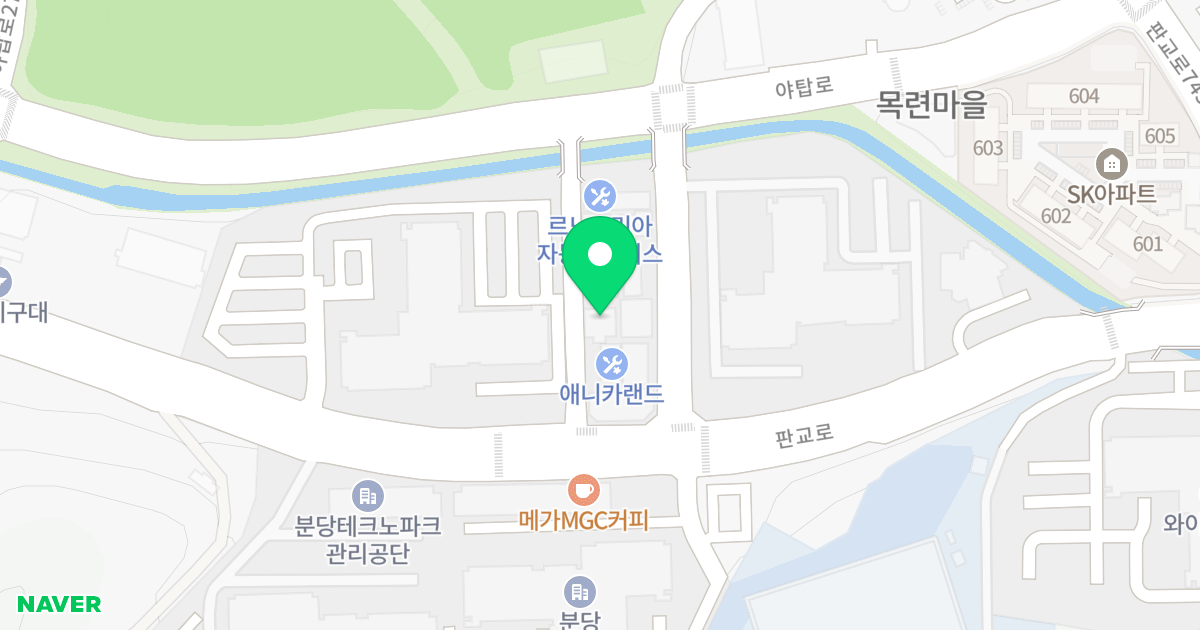 스마트빌 위치 지도 - 경기도 성남시 분당구 판교로711번길 6
