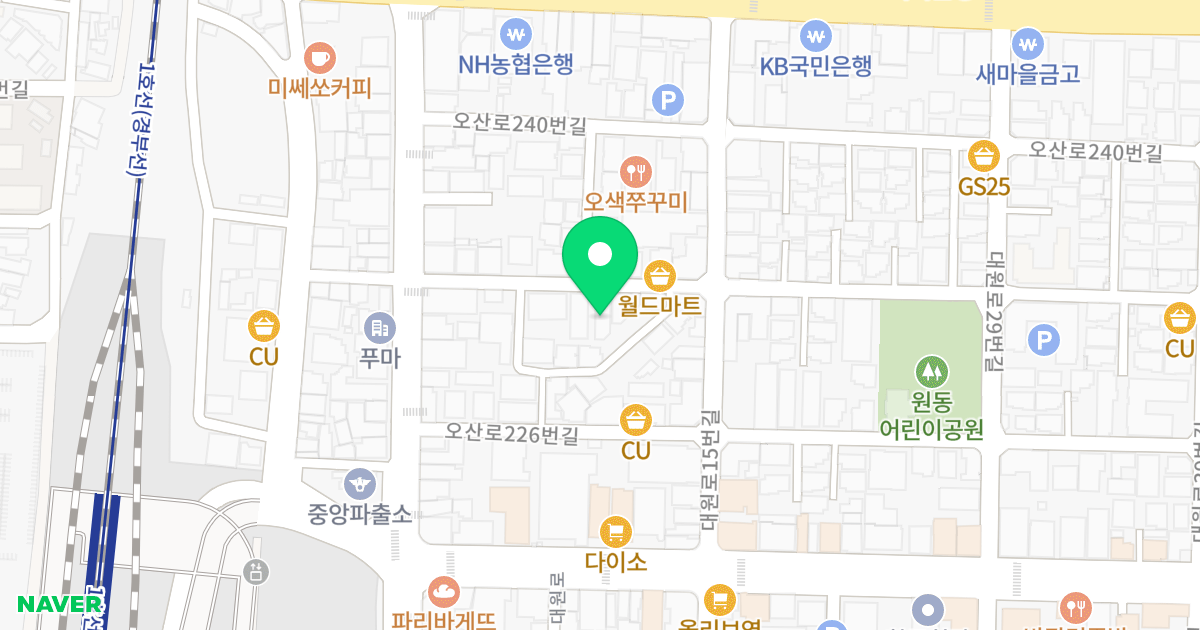 산토니아 위치 지도 - 경기도 오산시
