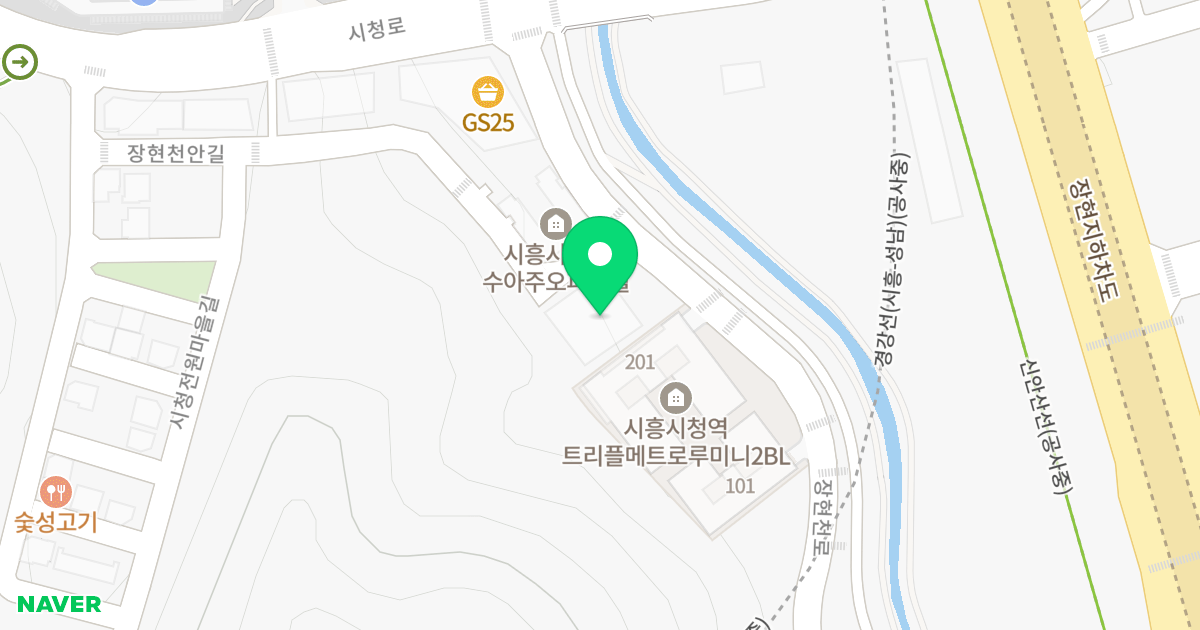 신유베라트 위치 지도 - 경기도 시흥시 장현천안길 1