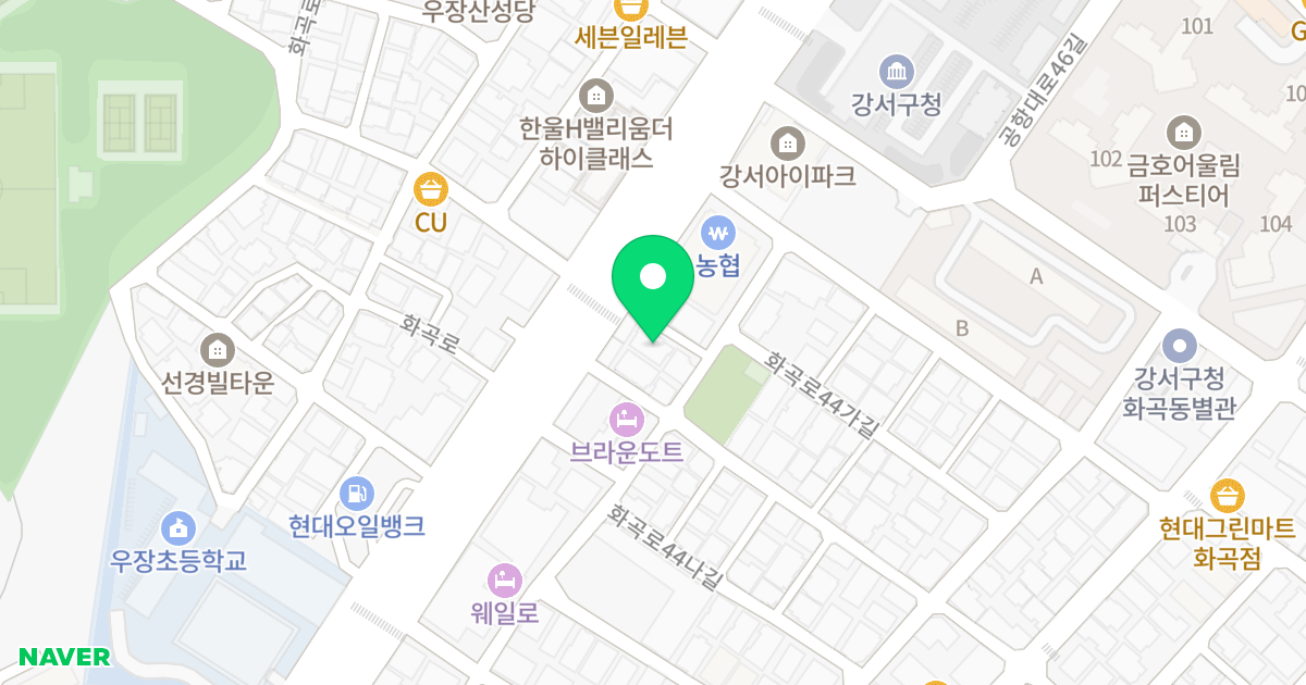 포엠빌 화곡1차 위치 지도 - 서울특별시 강서구 화곡로 286-4