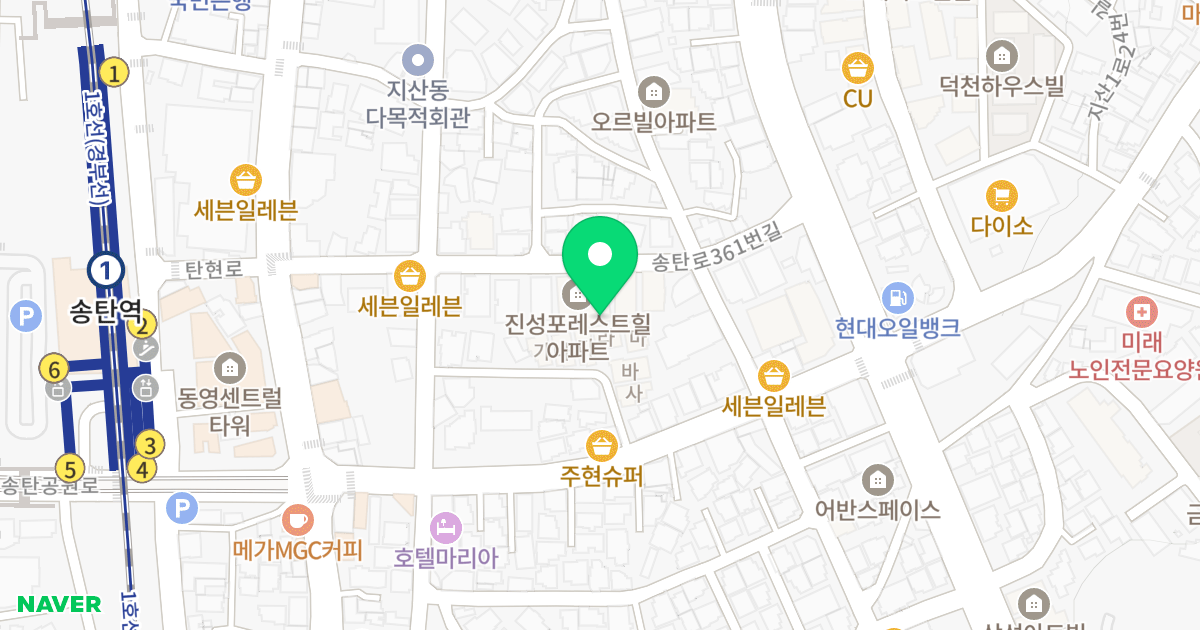 (835-6) 위치 지도 - 경기도 평택시 송탄로361번길 21-3