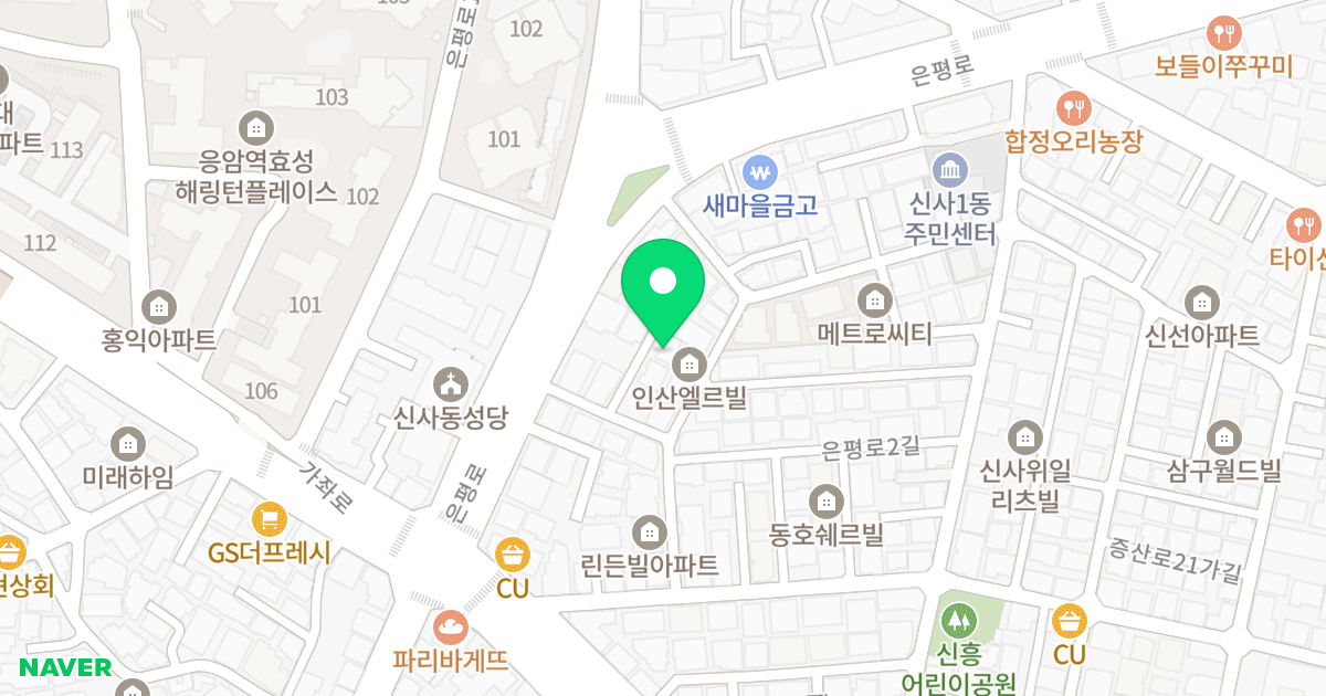 (29-109) 위치 지도 - 서울특별시 은평구 은평로 12-4