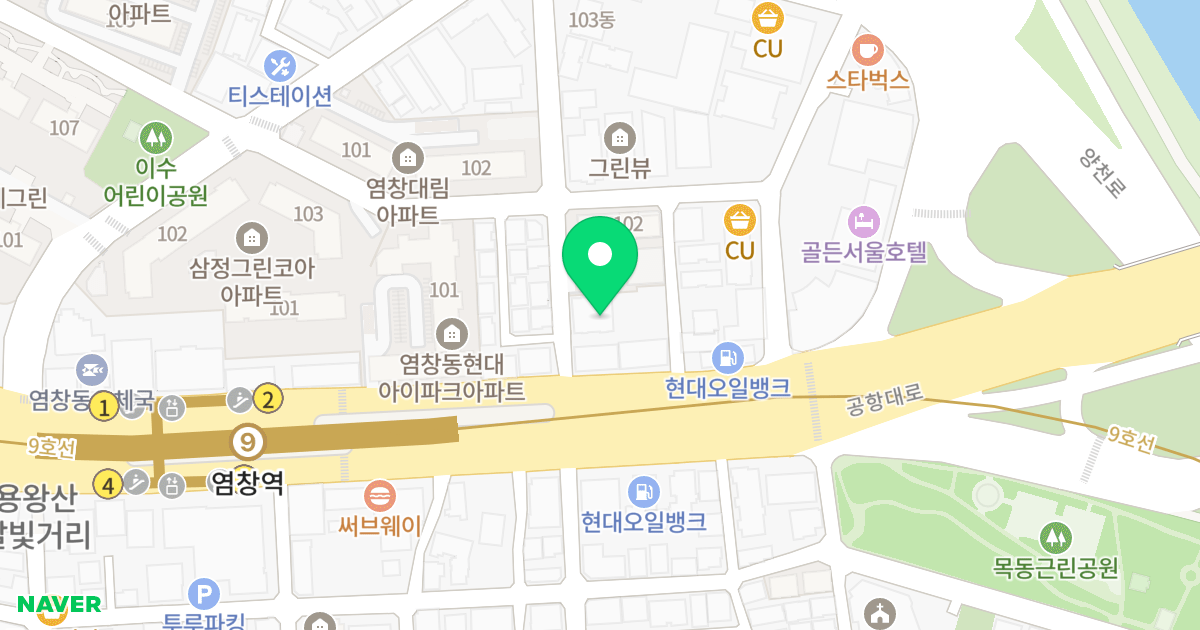 루나클래식2 위치 지도 - 서울특별시 강서구 공항대로81길 6