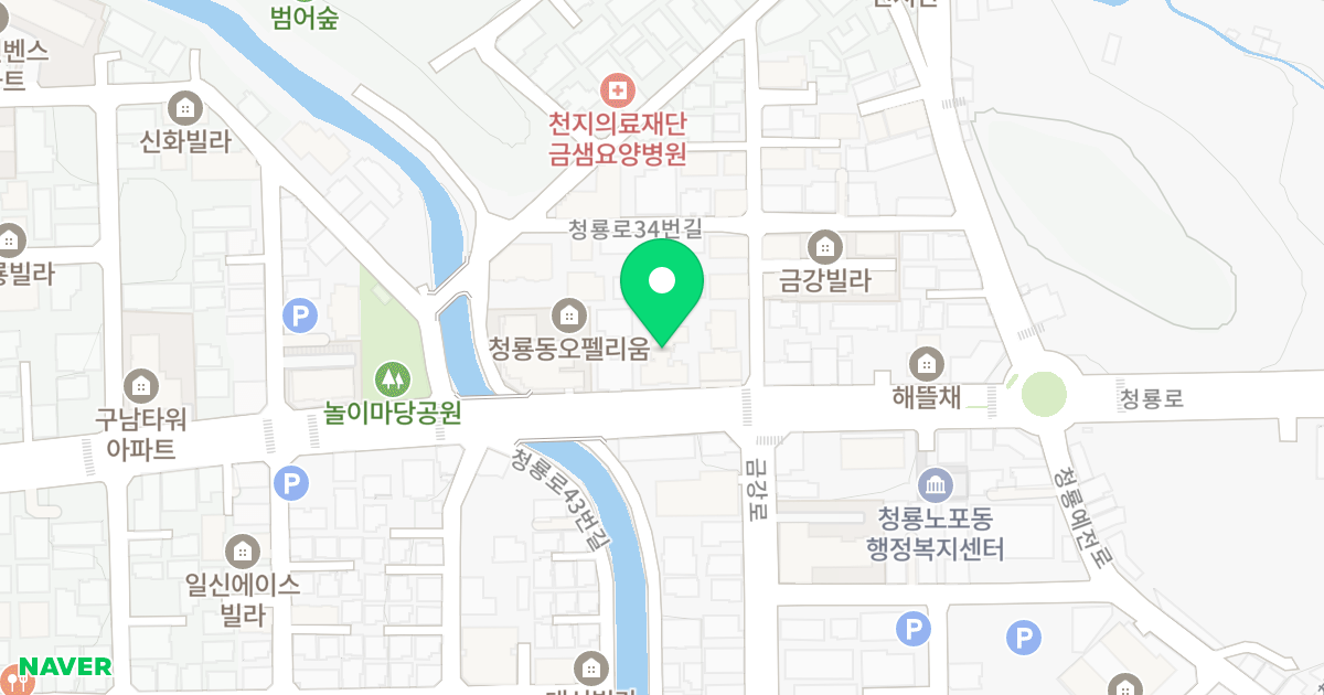 골든 팰리스 - 더 파크 위치 지도 - 부산광역시 금정구
