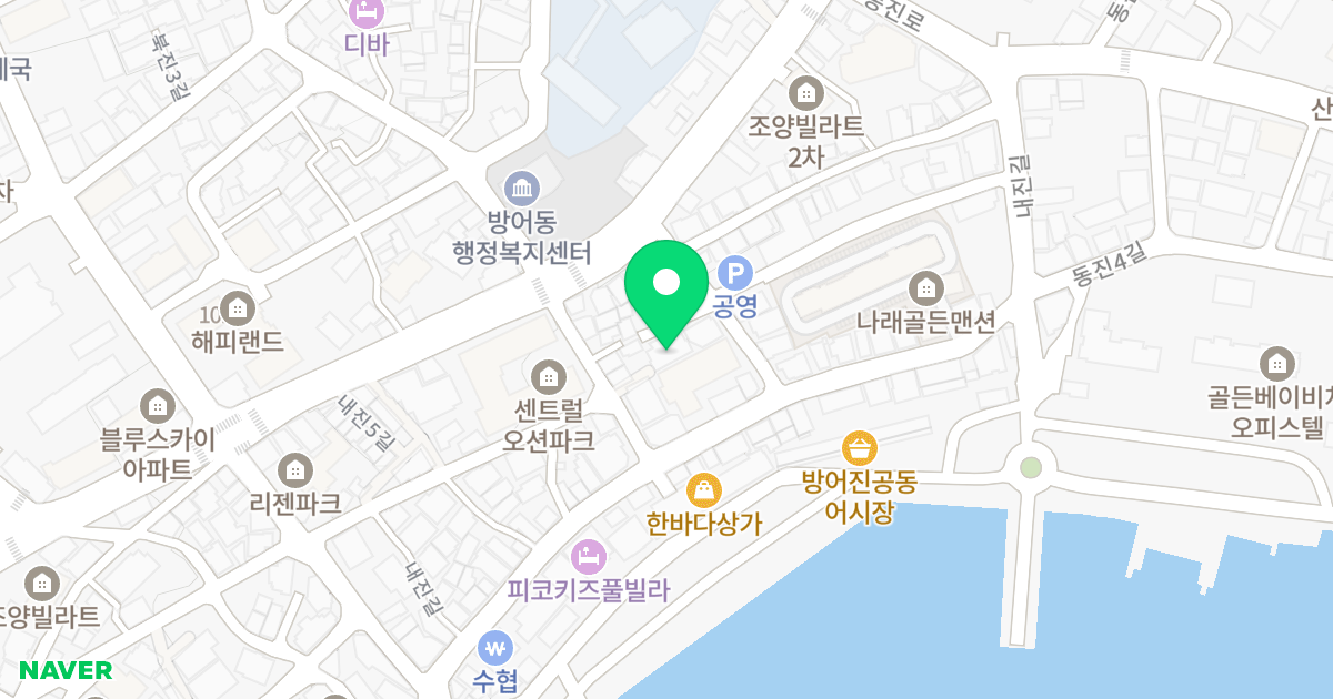 (401-14) 위치 지도 - 울산광역시 동구 내진3길 11-5